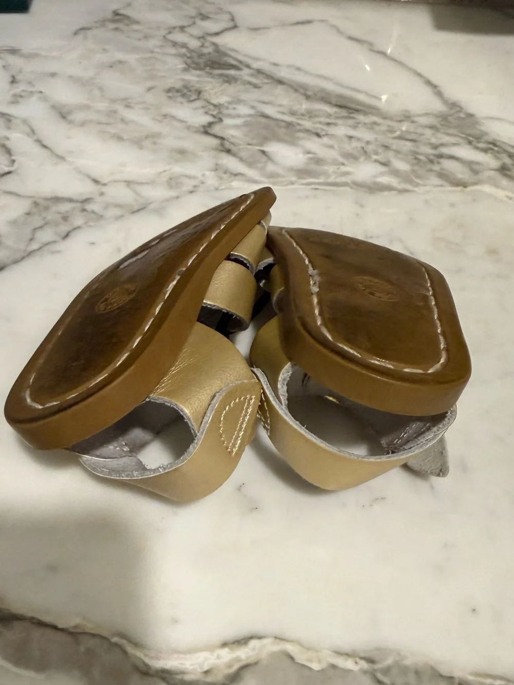 $21 ADD ON 4C Salt Water Gold Sandals SUN SAN ZARA c4 toddler shoes